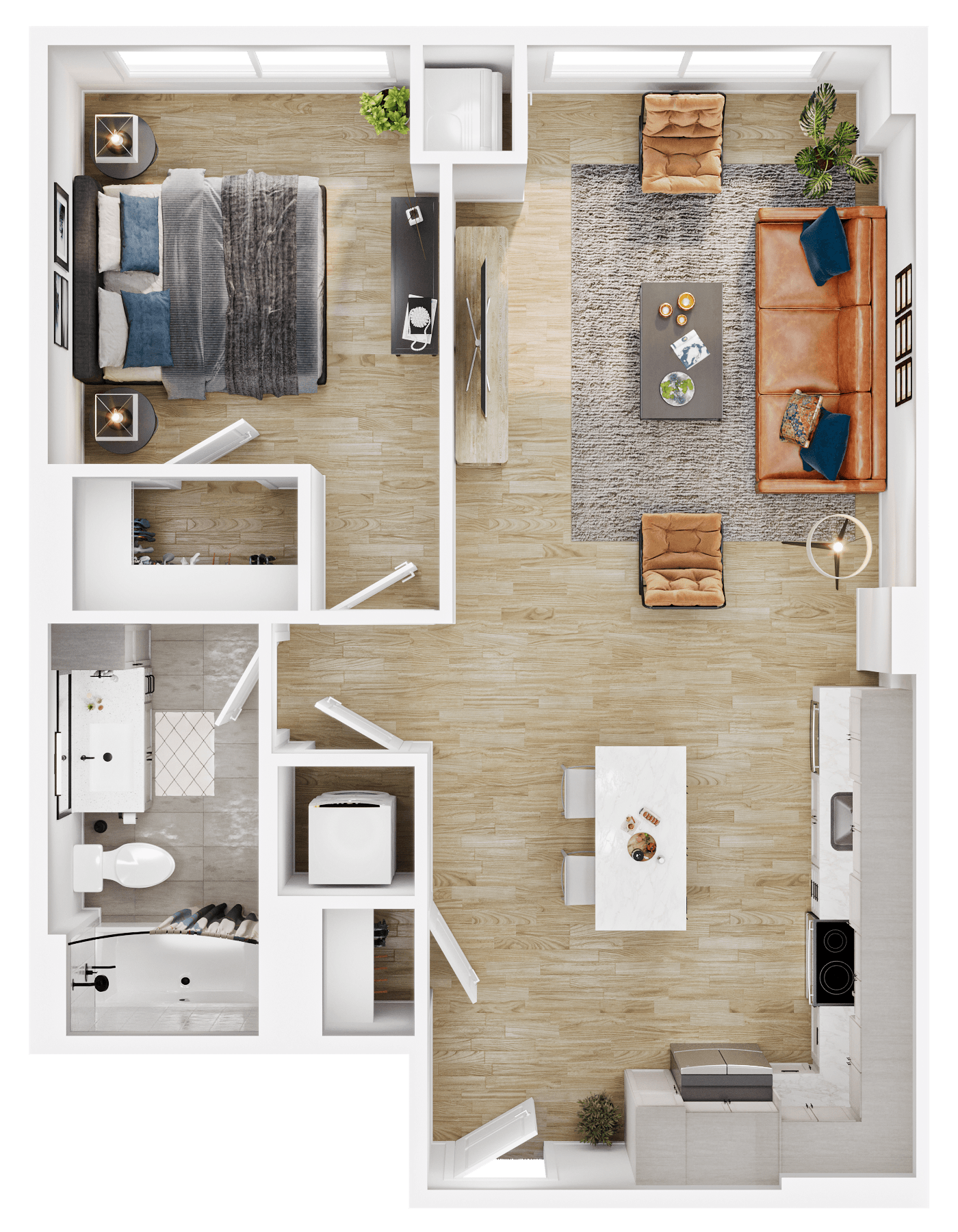 Floor plan layout diagram for A26